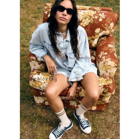 Zara TRF DENIM SHORT JUMPSUIT 4365/080 - Picture 9 of 15